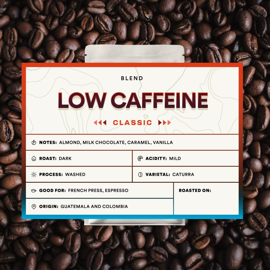 Latam Low Caffeine Dark Roast Blend | Blue Hummingbird Coffee