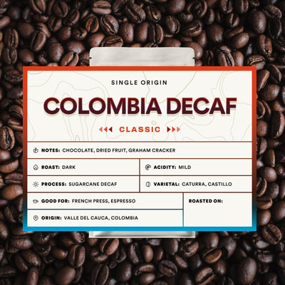 Colombia Valle del Cauca Decaf