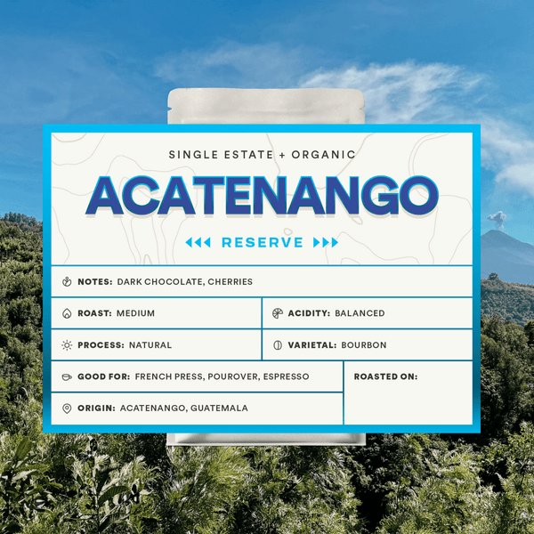 Guatemala Acatenango Natural Medium Roast | Blue Hummingbird Coffee