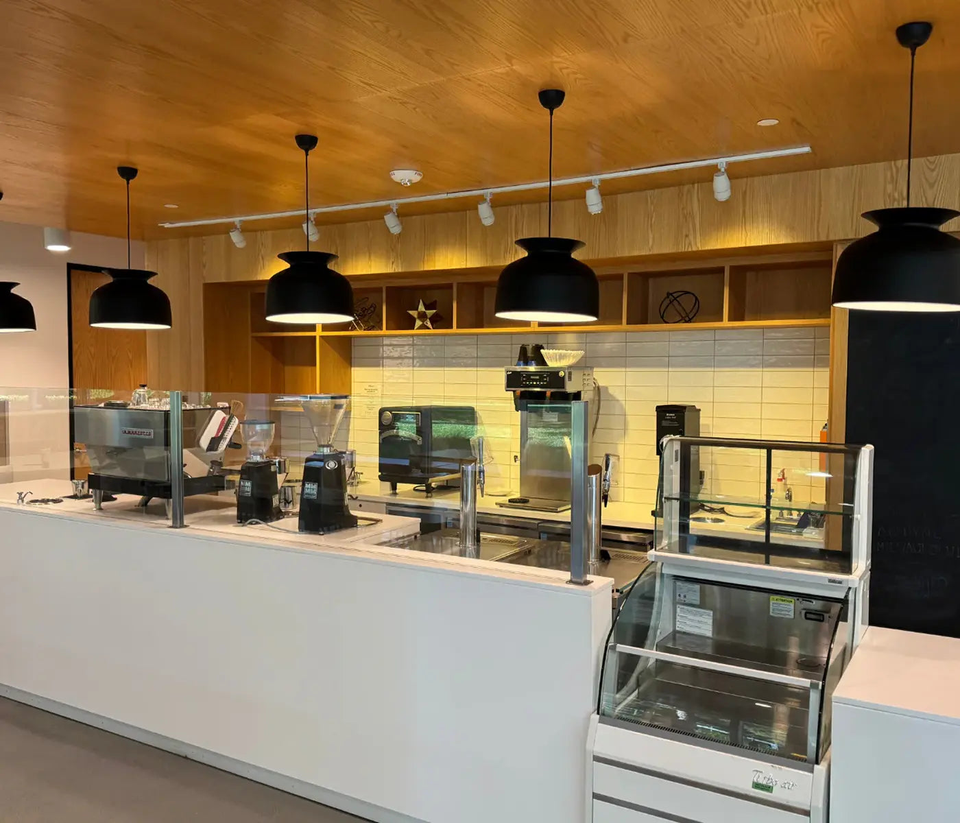 Espresso drinks at Blue Hummingbird inside Spaces coworking, Irvine 